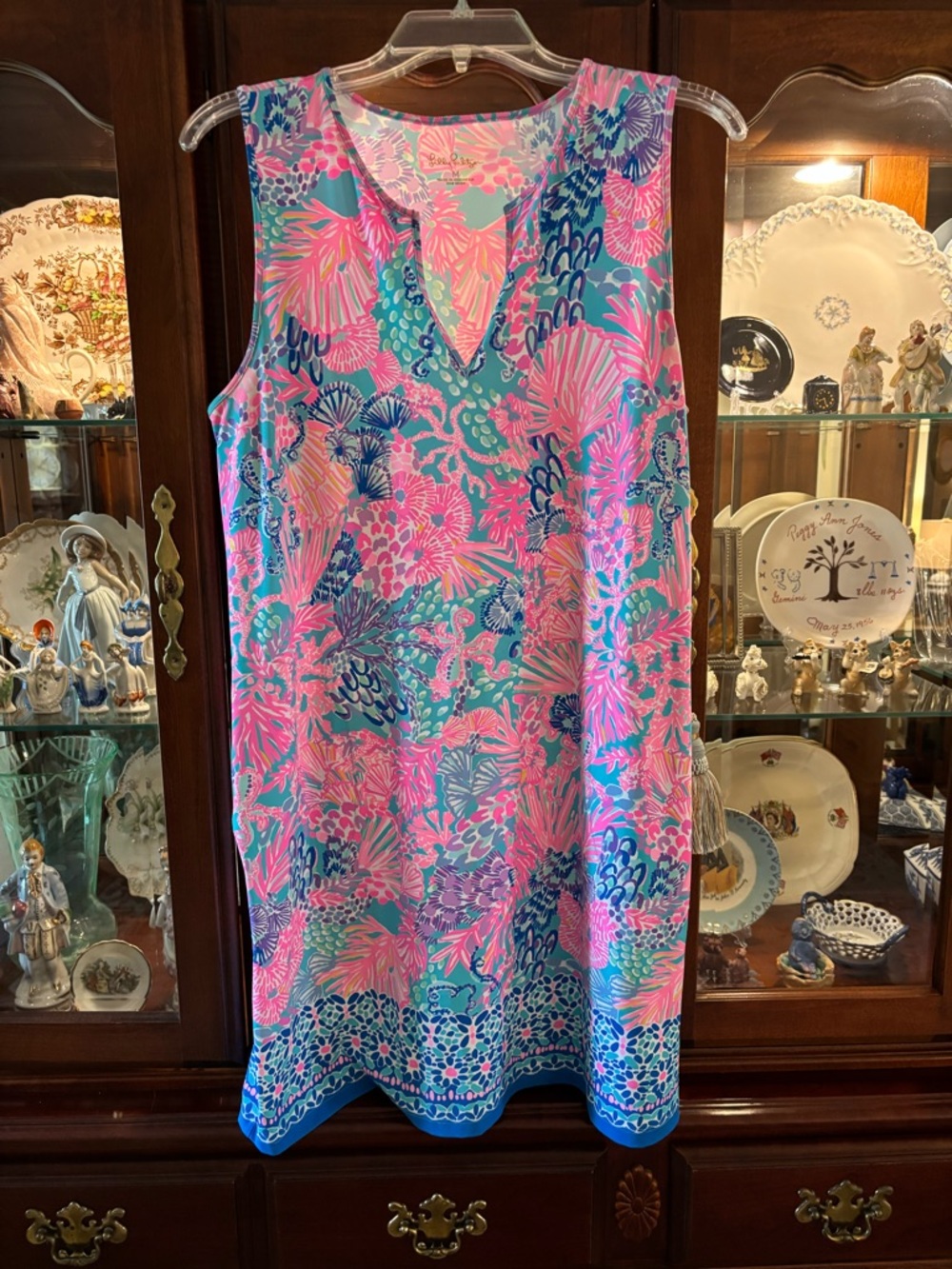 Lilly Pulitzer 🌴Johana Multi Splender In The Sand Bathing suit Cover up~Medium